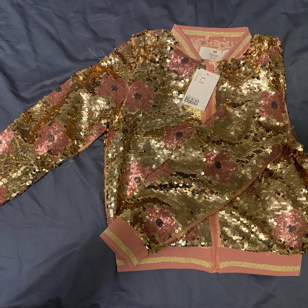 Girls sequin jacket H&M SIZE 8-9y